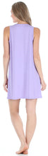 Load image into Gallery viewer, PajamaMania Women&#39;s Stretchy Knit Sleeveless Nightgown Beach Cover Up Sleep Dress Pajama
