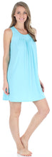 Load image into Gallery viewer, PajamaMania Women&#39;s Stretchy Knit Sleeveless Nightgown Beach Cover Up Sleep Dress Pajama
