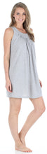 Load image into Gallery viewer, PajamaMania Women&#39;s Stretchy Knit Sleeveless Nightgown Beach Cover Up Sleep Dress Pajama
