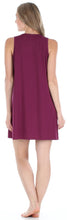 Load image into Gallery viewer, PajamaMania Women&#39;s Stretchy Knit Sleeveless Nightgown Beach Cover Up Sleep Dress Pajama
