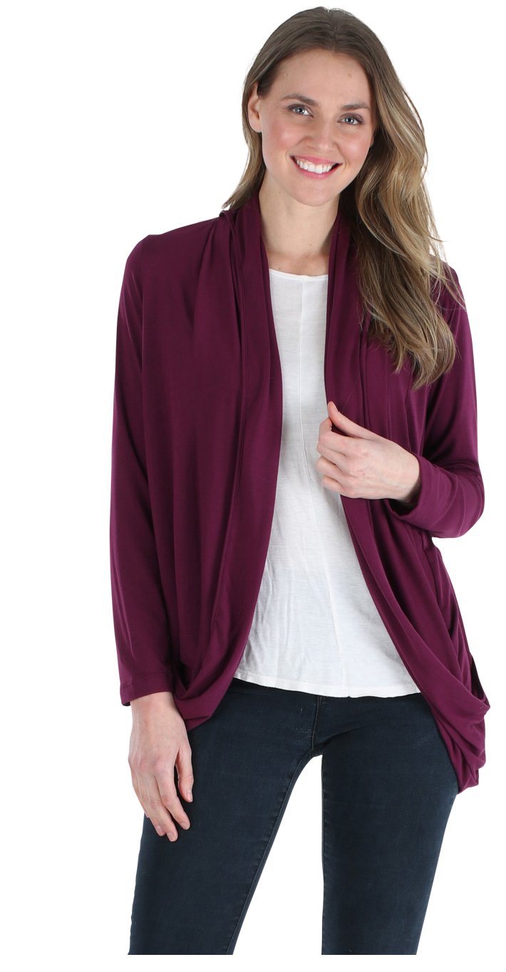 PajamaMania Women's Lightweight Knit Slouch Cardigan Wrap Pajama