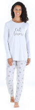 Load image into Gallery viewer, Sleepyheads Women’s Knit Long Sleeve Tunic Top and Leggings Pajama Set
