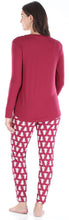 Load image into Gallery viewer, Sleepyheads Women’s Knit Long Sleeve Tunic Top and Leggings Pajama Set

