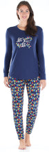 Load image into Gallery viewer, Sleepyheads Women’s Knit Long Sleeve Tunic Top and Leggings Pajama Set
