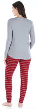 Load image into Gallery viewer, Sleepyheads Women’s Knit Long Sleeve Tunic Top and Leggings Pajama Set
