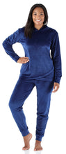 Load image into Gallery viewer, Sleepyheads Women’s Velvet Velour Hooded Loungewear Pajama Set
