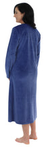 Load image into Gallery viewer, Sleepyheads Women&#39;s Long Sleeve Zip Front Long Robe Housecoat
