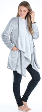 Load image into Gallery viewer, Sleepyheads Pajama Women&#39;s Fleece Long Sleeve Wrap Robe Cardigan with Pockets
