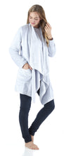 Load image into Gallery viewer, Sleepyheads Pajama Women&#39;s Fleece Long Sleeve Wrap Robe Cardigan with Pockets
