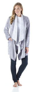 Sleepyheads Pajama Women's Fleece Long Sleeve Wrap Robe Cardigan with Pockets
