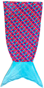 Sleepyheads Fleece Mermaid Tail Blanket for Kids and Adults