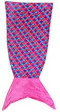 Load image into Gallery viewer, Sleepyheads Fleece Mermaid Tail Blanket for Kids and Adults
