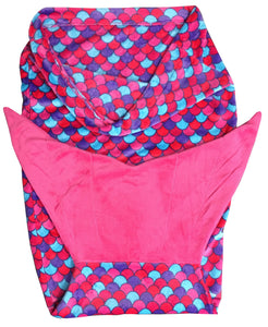 Sleepyheads Fleece Mermaid Tail Blanket for Kids and Adults