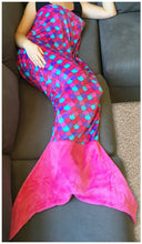 Load image into Gallery viewer, Sleepyheads Fleece Mermaid Tail Blanket for Kids and Adults
