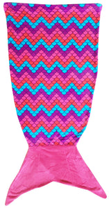 Sleepyheads Fleece Mermaid Tail Blanket for Kids and Adults