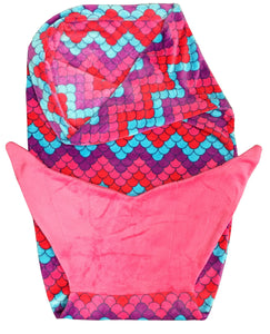 Sleepyheads Fleece Mermaid Tail Blanket for Kids and Adults