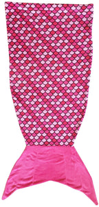 Sleepyheads Fleece Mermaid Tail Blanket for Kids and Adults