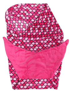 Sleepyheads Fleece Mermaid Tail Blanket for Kids and Adults
