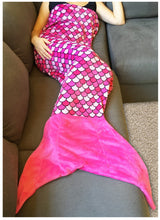 Load image into Gallery viewer, Sleepyheads Fleece Mermaid Tail Blanket for Kids and Adults
