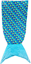 Load image into Gallery viewer, Sleepyheads Fleece Mermaid Tail Blanket for Kids and Adults

