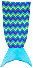 Load image into Gallery viewer, Sleepyheads Fleece Mermaid Tail Blanket for Kids and Adults
