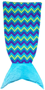 Sleepyheads Fleece Mermaid Tail Blanket for Kids and Adults