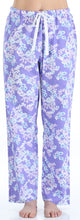 Load image into Gallery viewer, Sleepyheads Women&#39;s Poplin Cotton Short Sleeve Button Up Top and Pants Pajama Set
