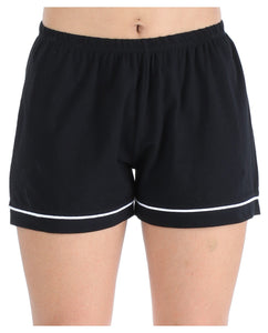 Sleepyheads Women's Stretchy Jersey Short Sleeve Button Up Top and Shorts Pajama Set