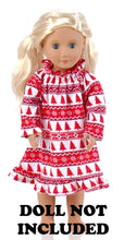 Load image into Gallery viewer, SleepytimePjs Christmas Flannel Nightgowns for 18&quot; Dolls
